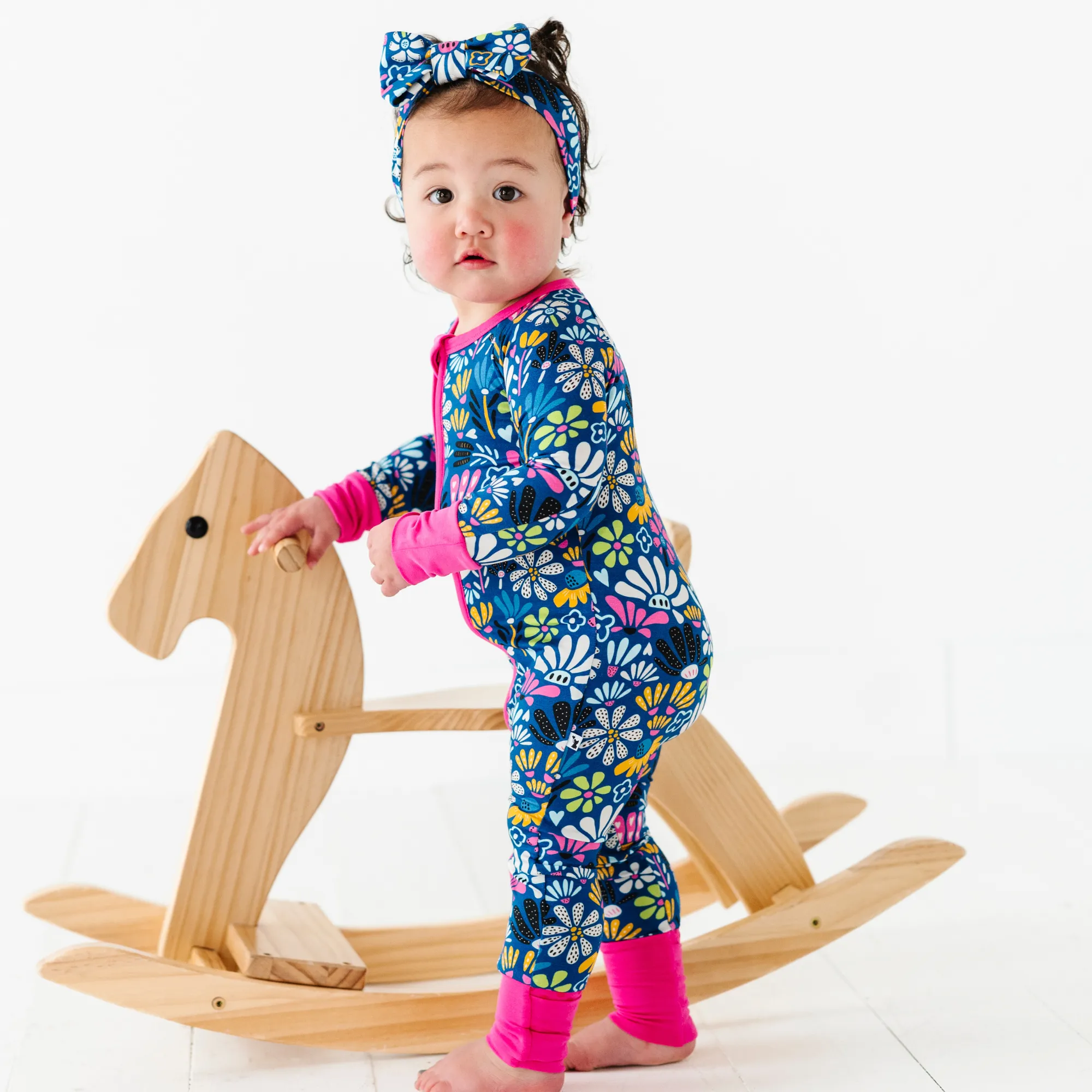 I Can Buy Myself Flowers Convertible Footies with Ruffle