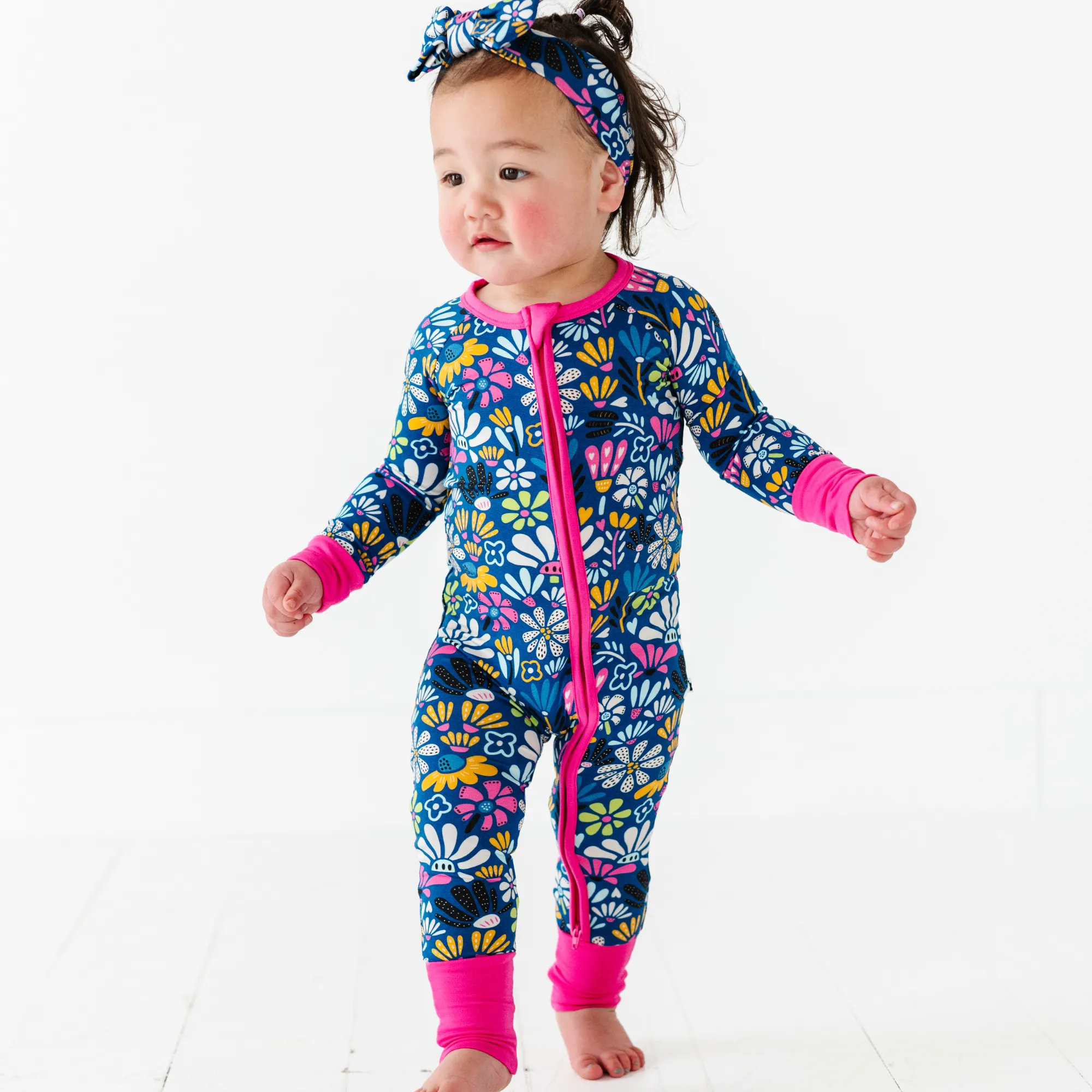 I Can Buy Myself Flowers Convertible Footies with Ruffle