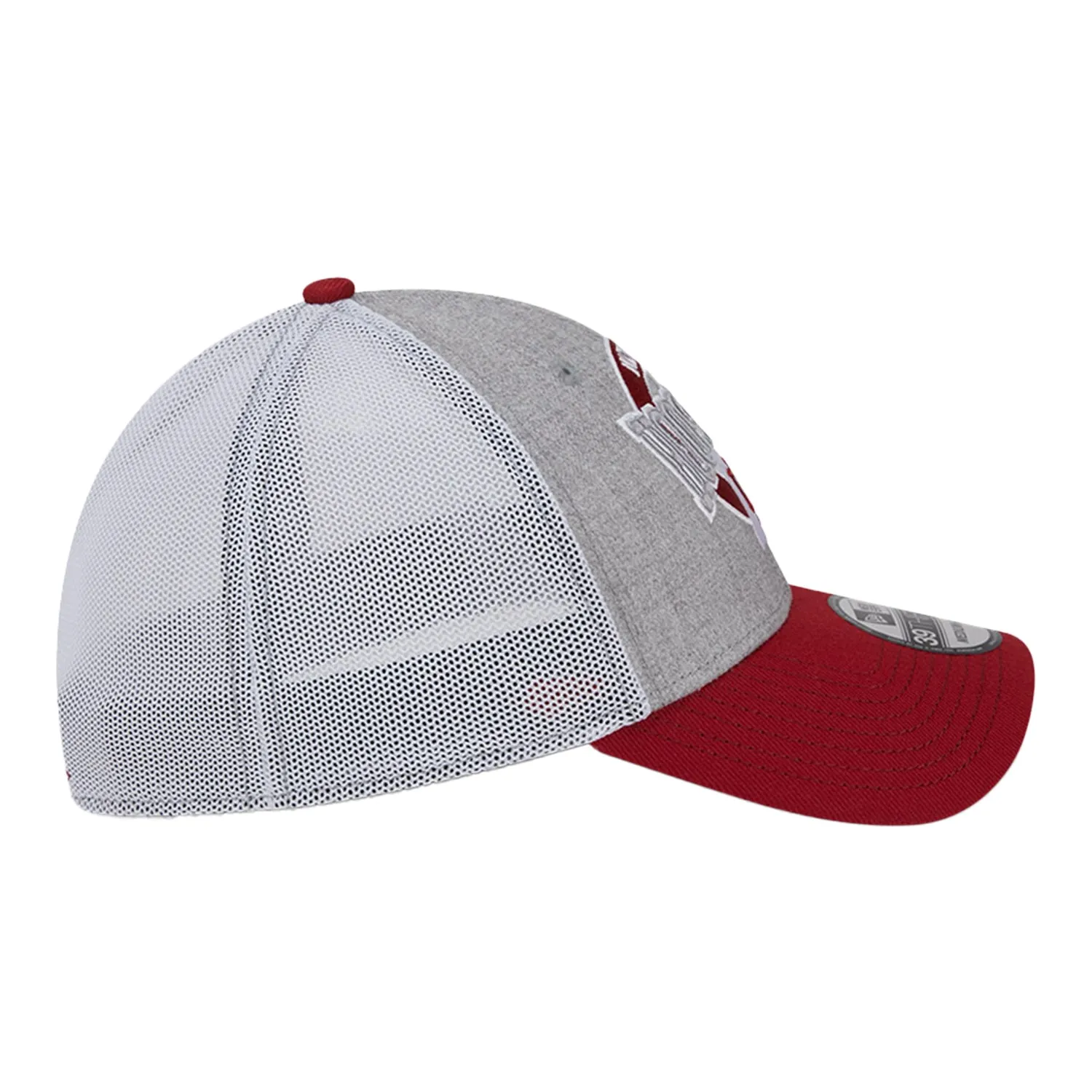 Indiana Hoosiers Round Logo Heather Grey Flex Hat