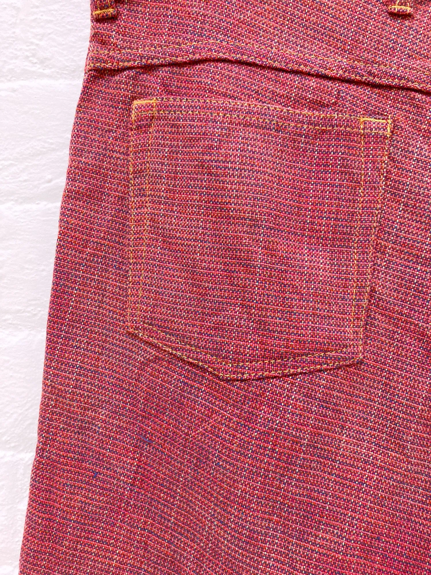 Junya Watanabe Comme des Garcons 2004 pink creased wool shorts - S
