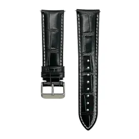 Leather - Crocodile Grain Black
