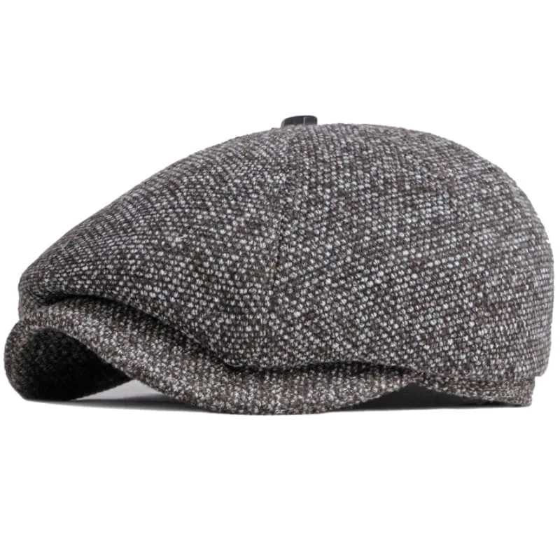 Leeds Thick Plain Newsboy Cap