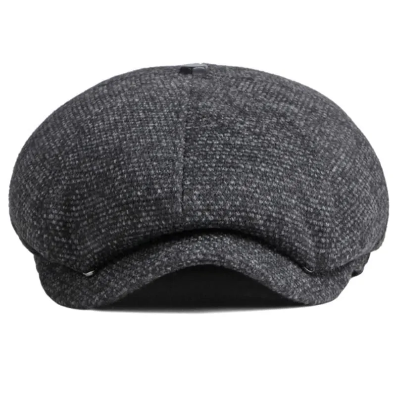 Leeds Thick Plain Newsboy Cap