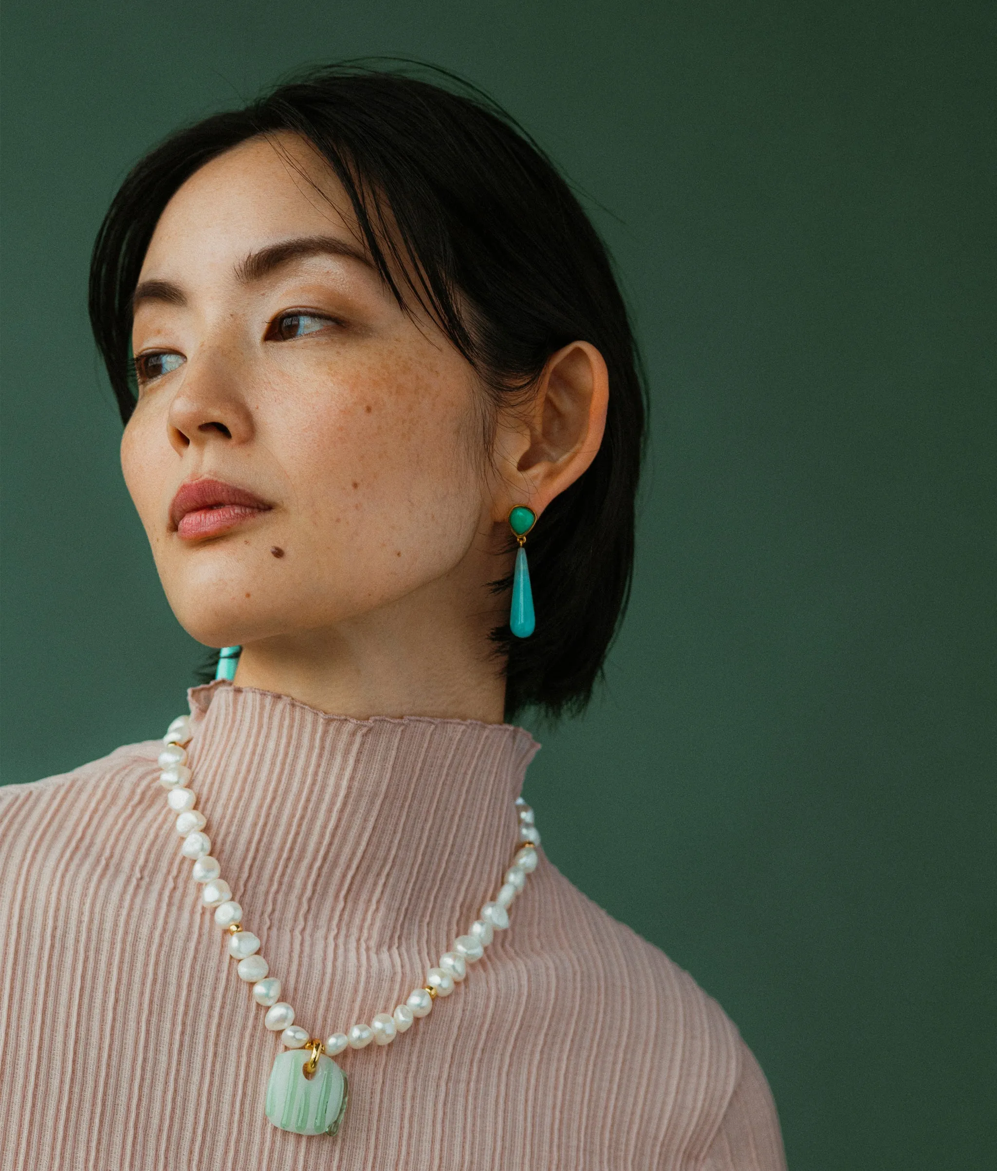 Marine Glass Necklace