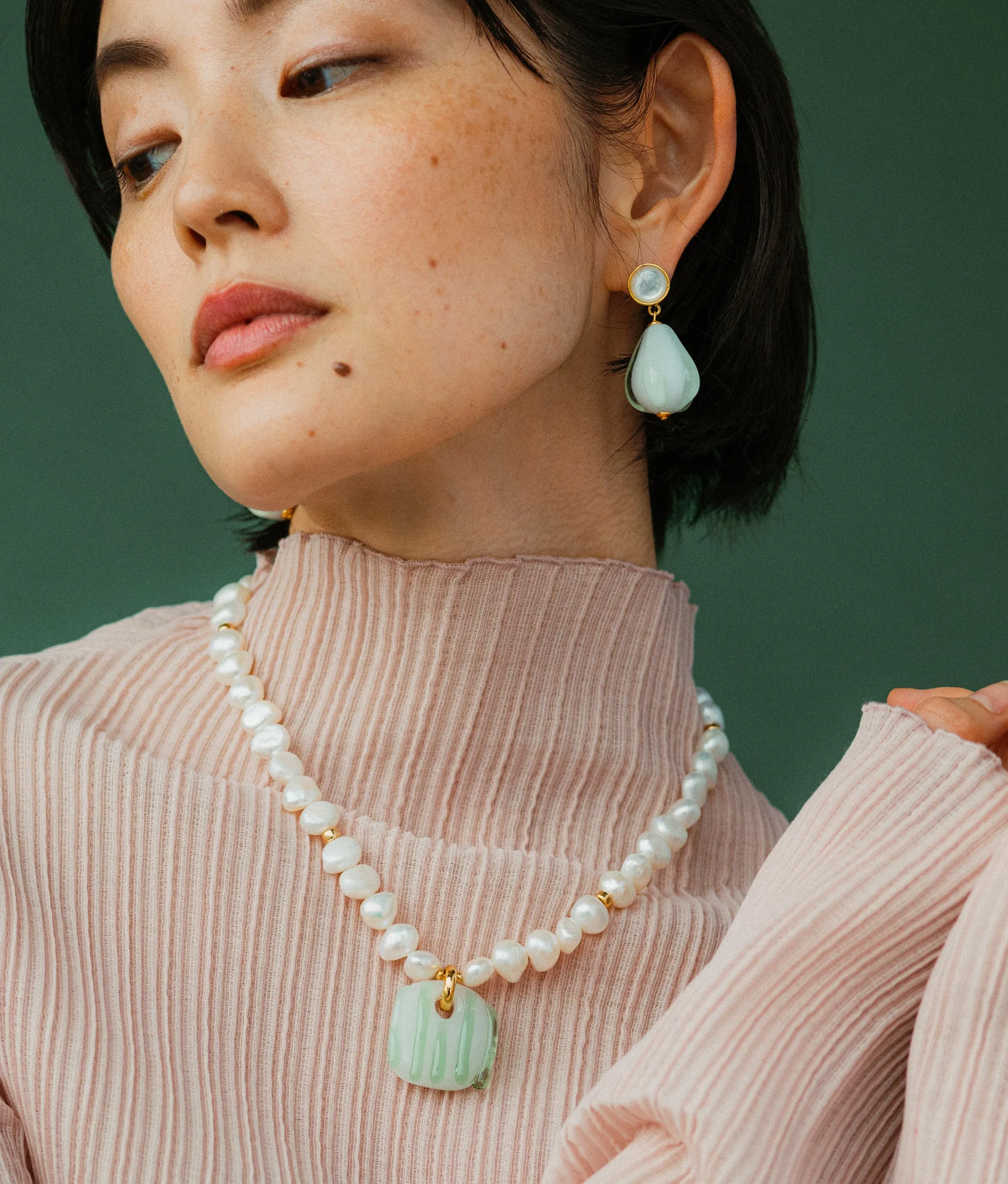 Marine Glass Necklace