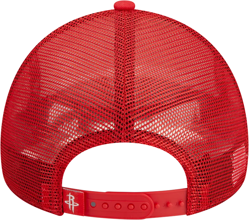 Men's Houston Rockets 9FORTY Stacked Trucker Adjustable Cap
