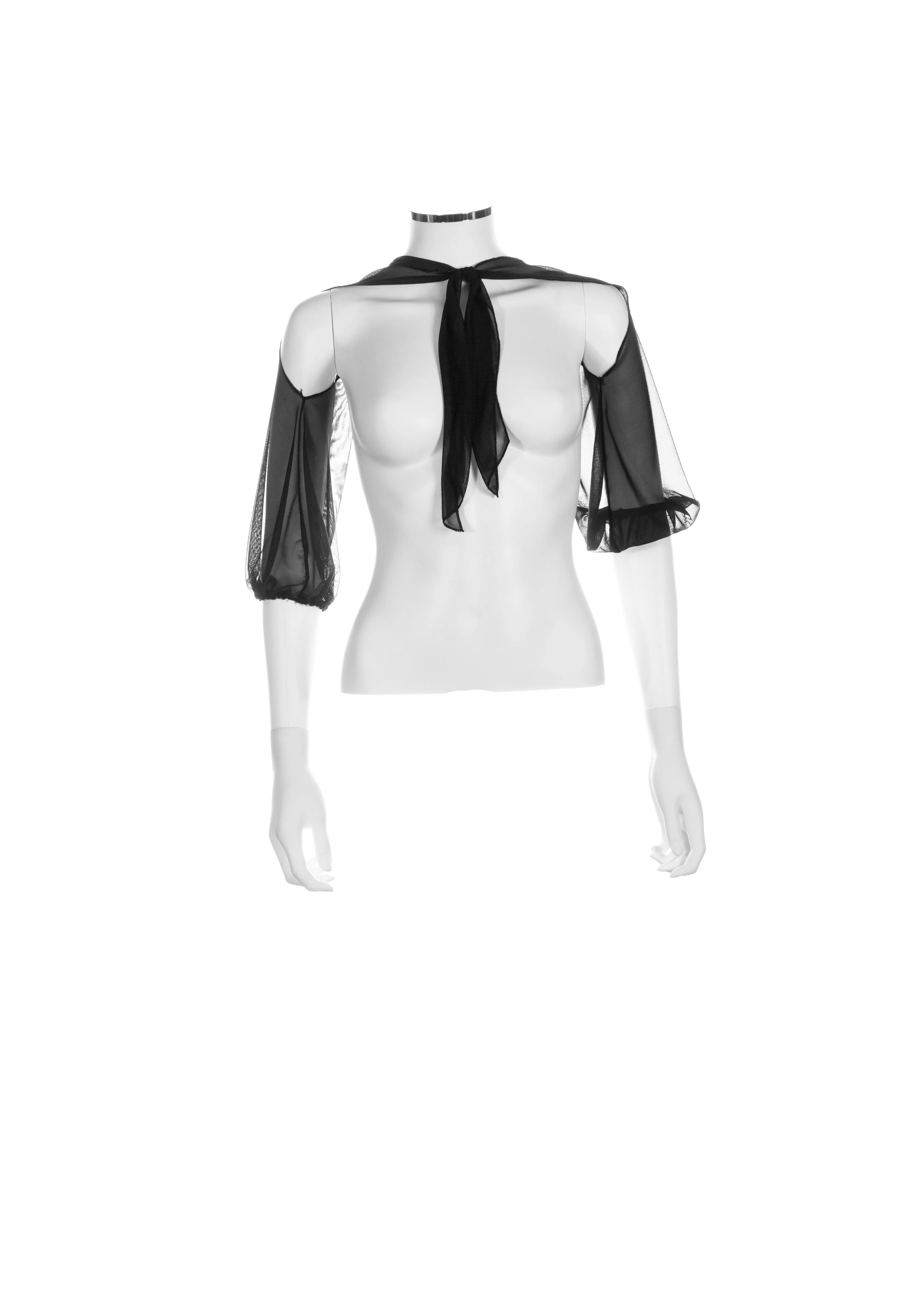 Multi way front tie chiffon drop