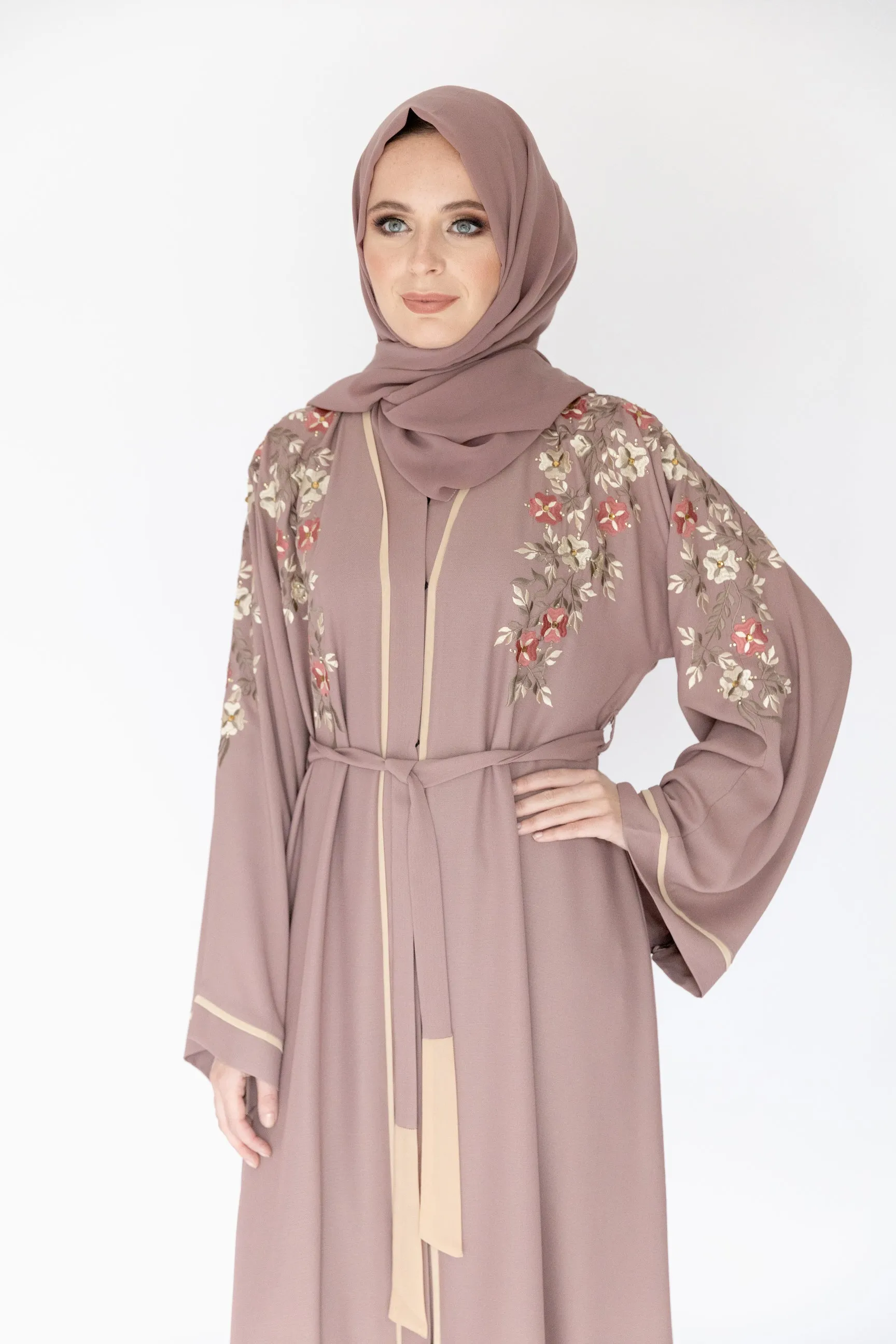 Naya Taupe Abaya