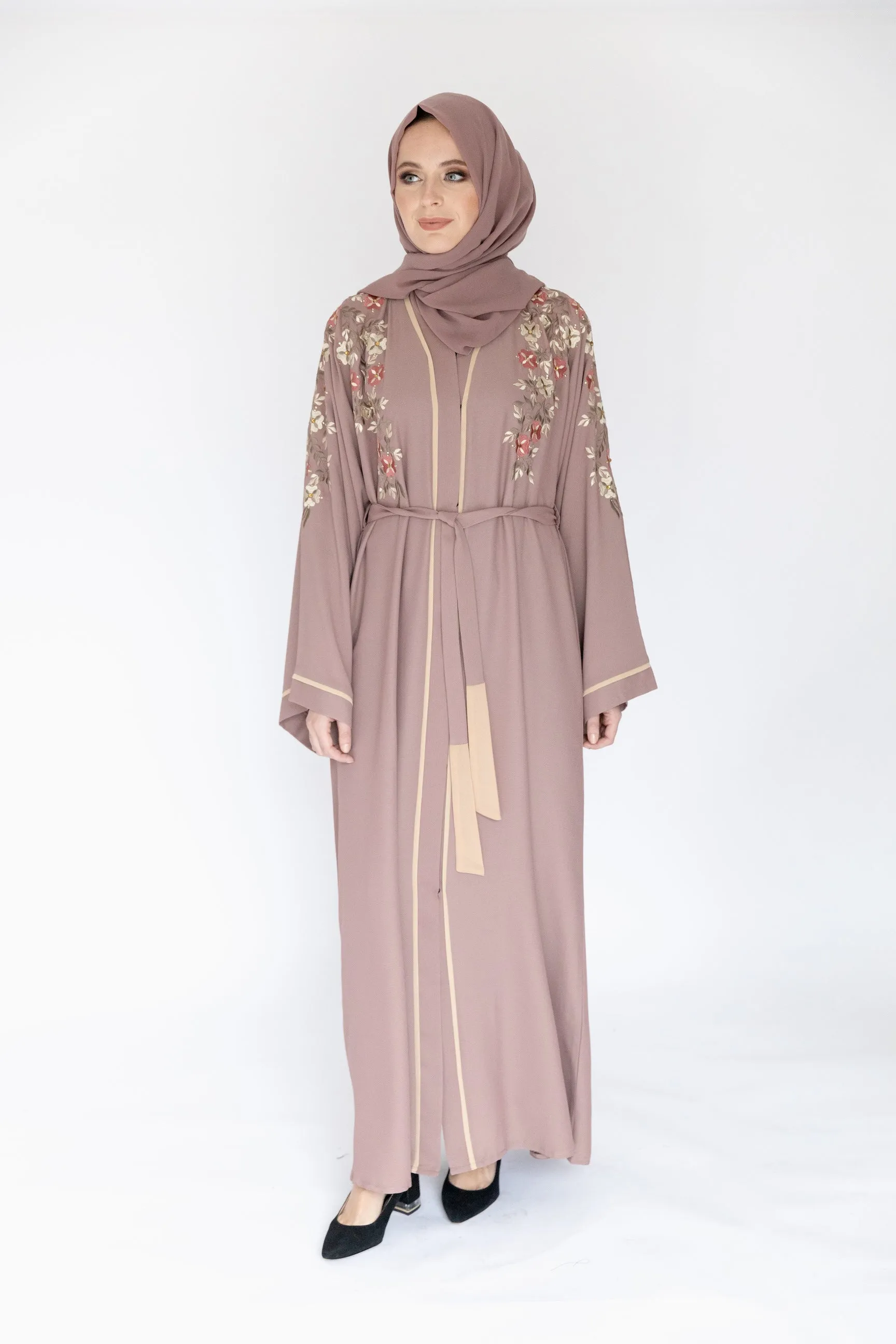 Naya Taupe Abaya