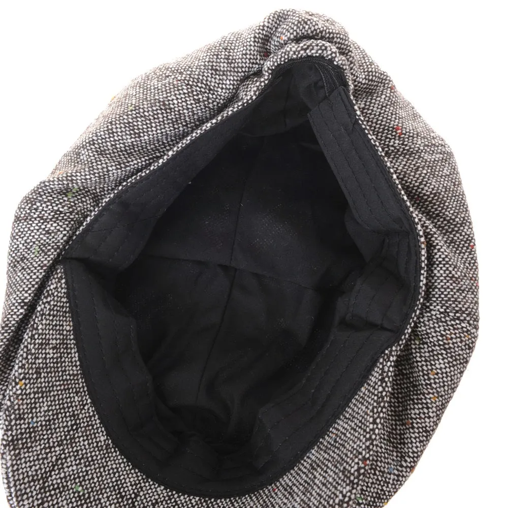 Newsboy Hat Wool Felt Simple Gatsby Ivy Cap SL3525
