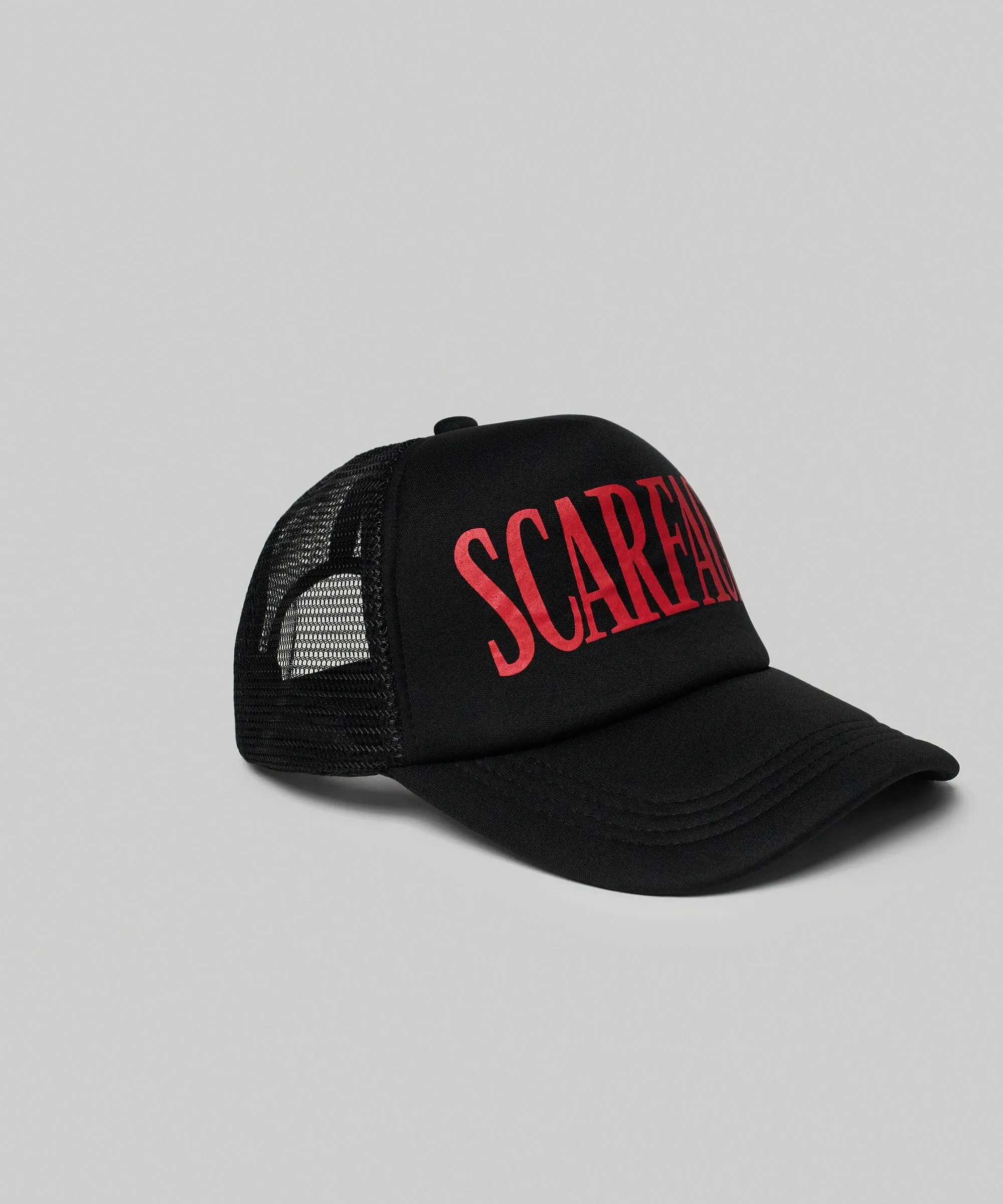 Scarface Print Trucker Hat - Black