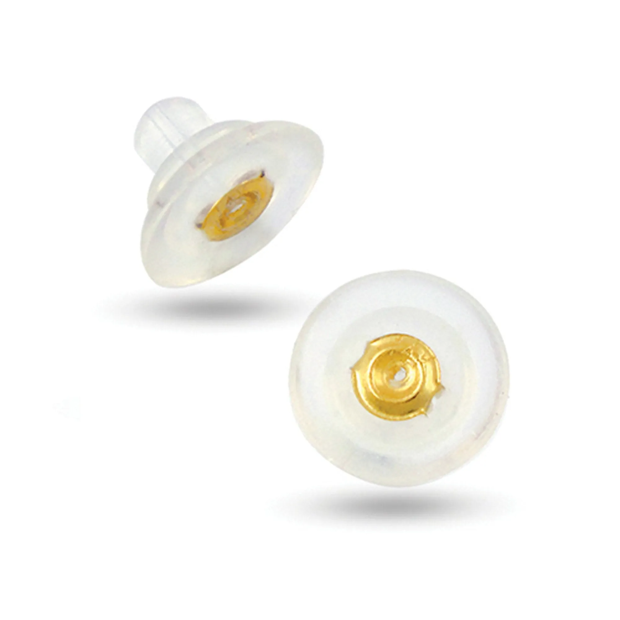 Silicone Large Butterflies White Gold 18ct Inserts | WG8-009L | Jewellery Making Supply