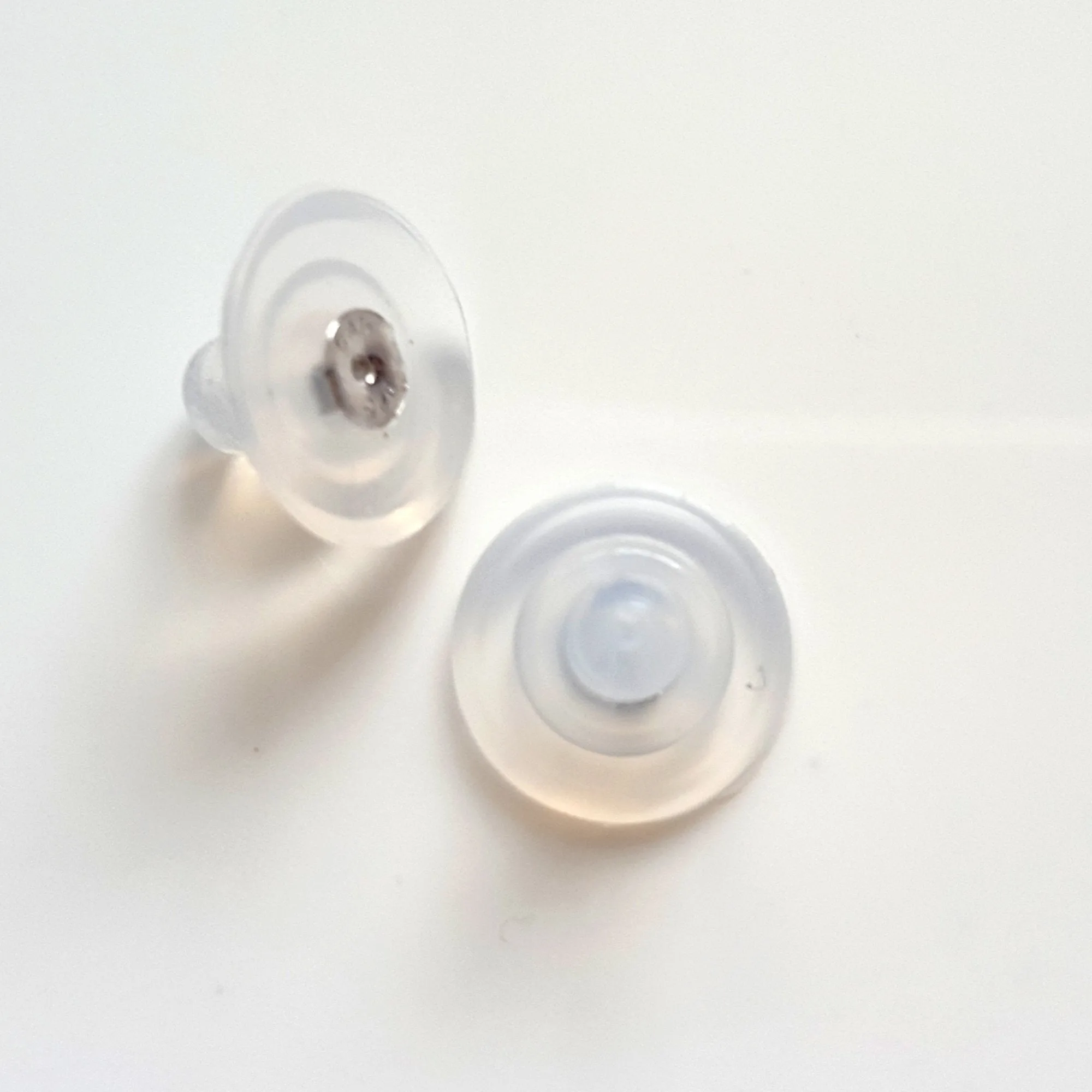 Silicone Large Butterflies White Gold 18ct Inserts | WG8-009L | Jewellery Making Supply