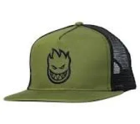 Spitfire Bighead Snapback Hat (Olive/Black)