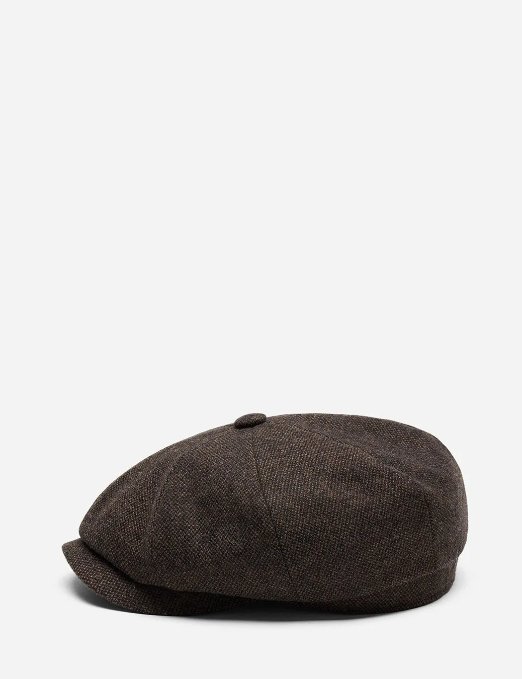 Stetson Hatteras Donegal Newsboy Cap (Wool Mix) - Brown