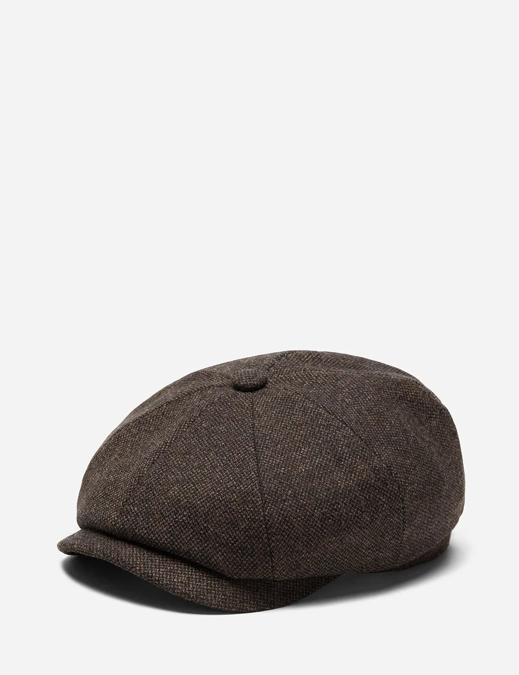 Stetson Hatteras Donegal Newsboy Cap (Wool Mix) - Brown