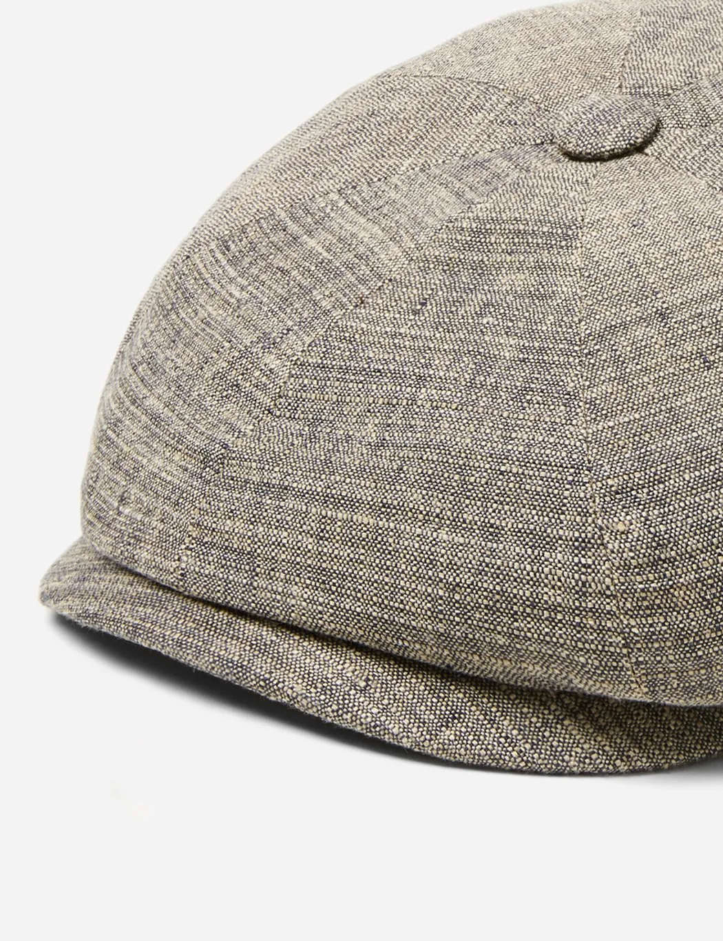 Stetson Hatteras Yarnell Newsboy Cap (Wool Mix) - Beige/Grey