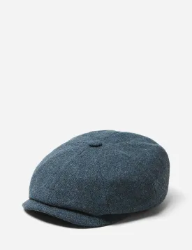 Stetson x Woolrich Hatteras Newsboy Cap (Wool) - Blue/Grey
