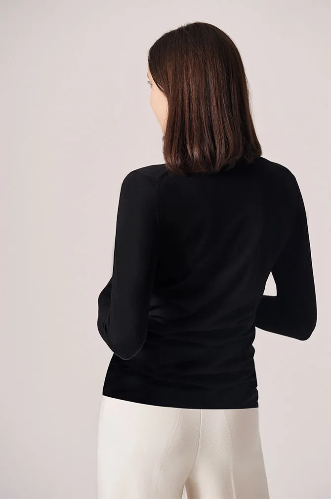 SUPERFINE MERINO WOOL CREWNECK