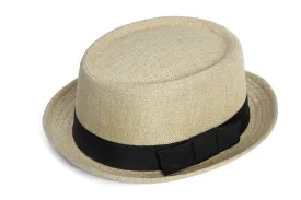 TopHeadwear Pork Pie Straw Fedora