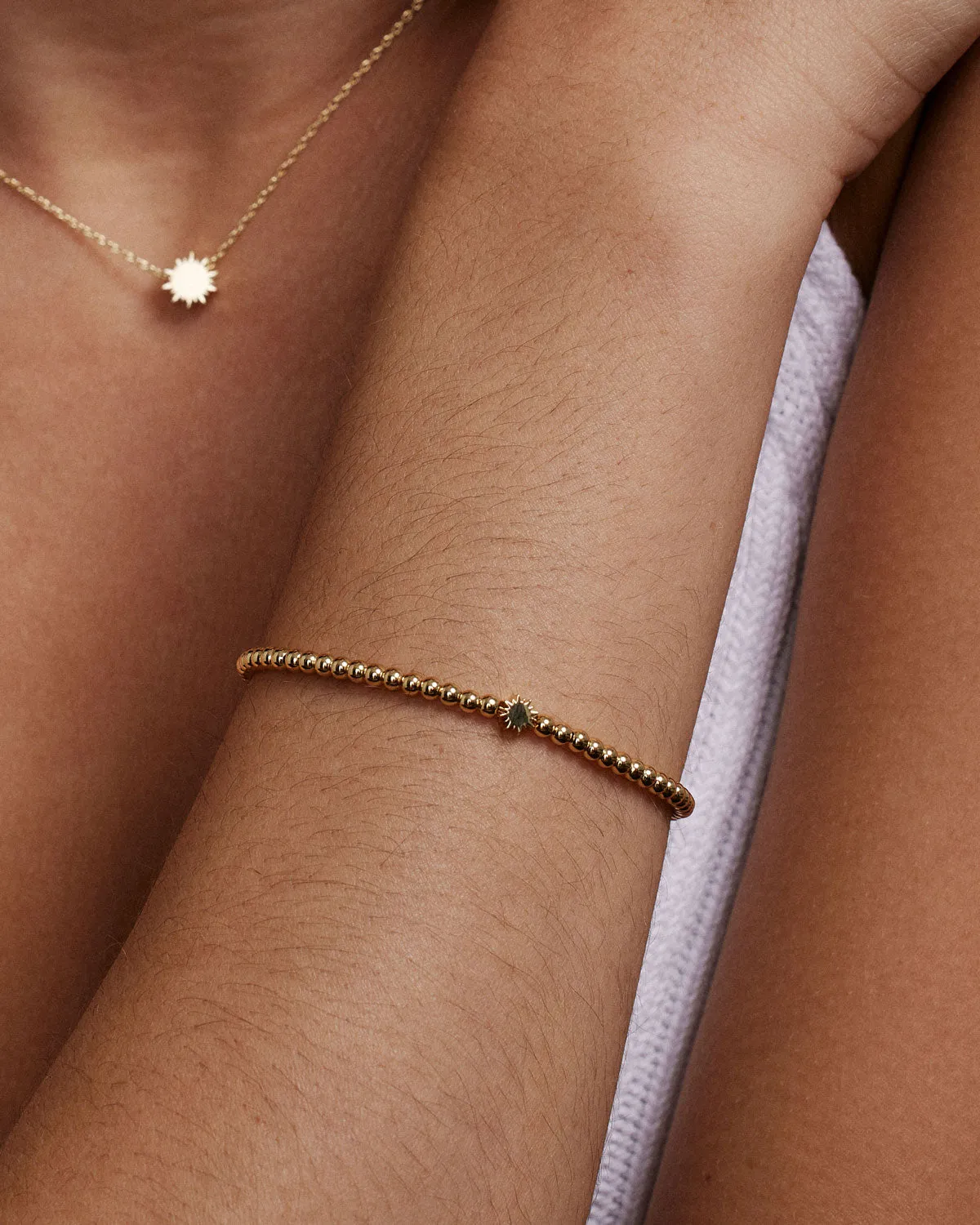 You Are My Sunshine Beaded Icon Bracelet